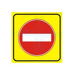 Girilmez İşareti Trafik Levhası | PT-104