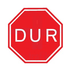 Dur İşareti Trafik Levhası | PT-105