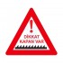 Dikkat Kapan Var İşareti Trafik Levhası | PT-107