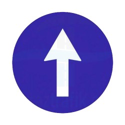 Yukarı Yön İşareti Trafik Levhası | PT-108-C