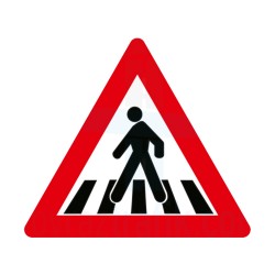 Yaya Geçiş İşareti Trafik Levhası | PT-108-L