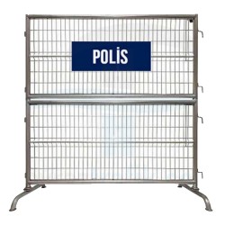 Demir Çift Katlı Polis Bariyeri | PT-58