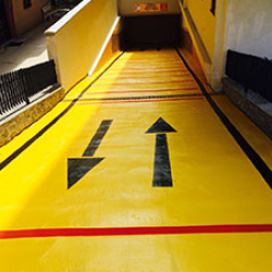 Zemin Boyama Çalışmaları